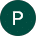 Icon of the letter P